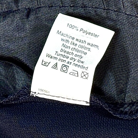 NWOT J.Crew Ankle Pants Sz10 Dark Blue Drawstring High Rise Cropped Cuffed - Picture 8 of 12